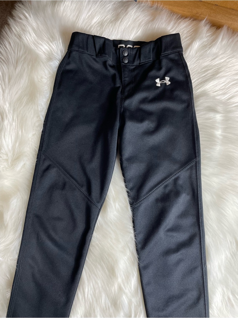 Under Armour Boy’s Utility Open Bottom Baseball Pants Black YM - Picture 3 of 7